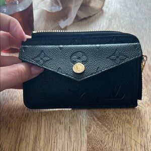 Louis Vuitton Black and Gray Women's Wallet